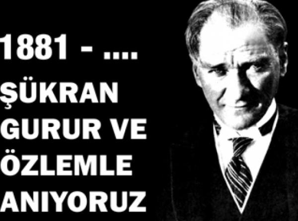 10 Kasım Atatürkü Anma Etkinlikleri